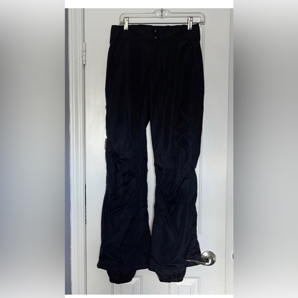 Woman’s Columbia black ski pants soft fleece lining. Size Small - Picture 1 of 11